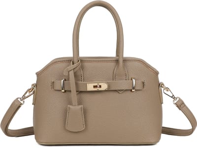 Gallantry® Dames Handtas – Crossbody Tas Dames – Schoudertas – Compacte Dames Tas met Rits – Elegante Handtas - Taupe