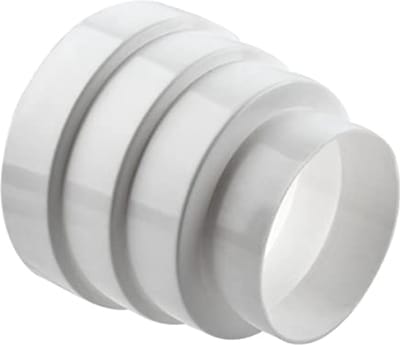 Universeel verloopstuk voor ventilatiesystemen Ø 80-120 mm - Afzuigkap buisadapter / reductieconnector