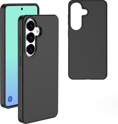 Cellularline Sensation Hoesje - Geschikt voor Samsung Galaxy S26 - Soft Touch & Microvezel Binnenkant - Zwart