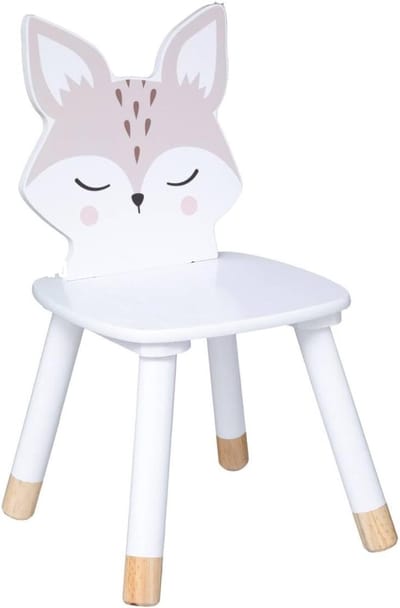 AHD® Peuterstoel - Kinderstoel - Peuterstoel - voor gebruik binnenshuis - Wit- 32cm x 31cm x 50cm