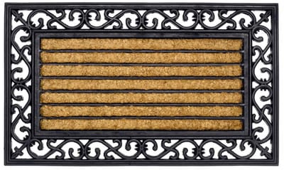 Hamat Mat Impala Brush Rechthoek - Deurmat - 75x45 cm Bruin