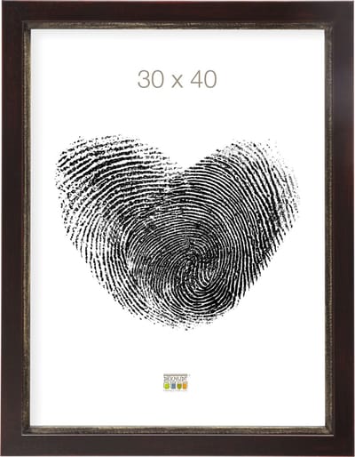Deknudt Frames fotolijst S42LF9 - bruin-zwart - voor foto 30x40 cm