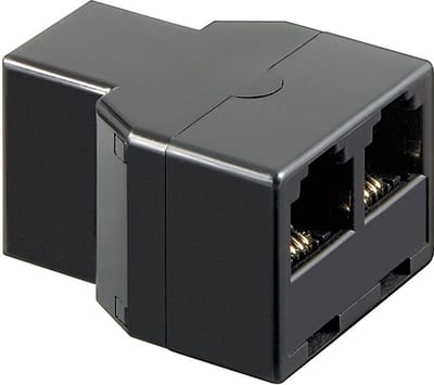 Pro ISDN T-Adapter: ISDN T-adapter - Zwart