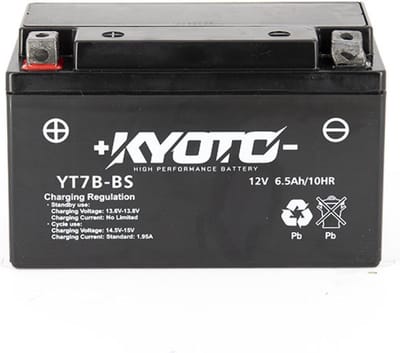 Batterie SLA Kyoto pour Moto Ducati 1299 Panigale 2015 à 2018 YT7B-BS / 12V 6Ah Neuf