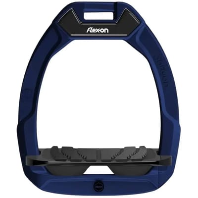 Veiligheidsstijgers voor paardrijden Gecombineerde Grip Marine/Zwart/Wit Flex-On Safe-On