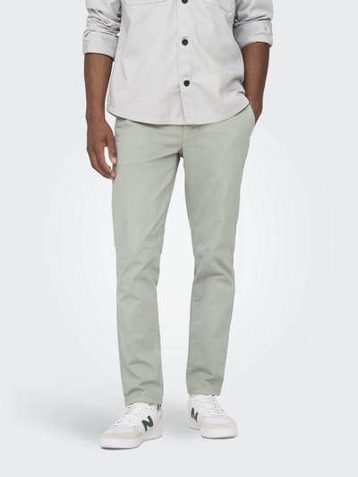 ONLY&SONS - ONSPETE SLIM CHINO 0022 PANT NOOS - Heren - Broeken