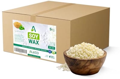 Sojawas 5 kg - Premium Kralen met Hoog Smeltpunt voor Kaarsenproductie en Cosmetica