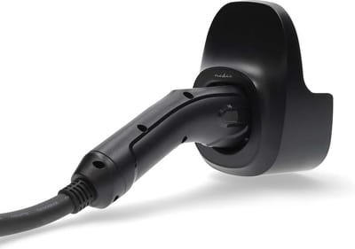 Nedis Laadkabelhouder voor Elektrische Auto's – Muurbeugel – EV-laadkabels – Duurzaam ABS – Universele Kabelhouder