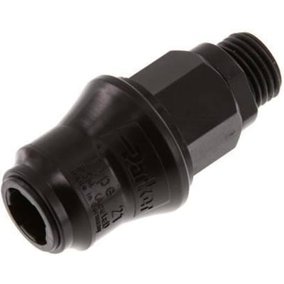 POM DN 5 Koppeling Snelkoppeling G 1/4 inch Buitendraad