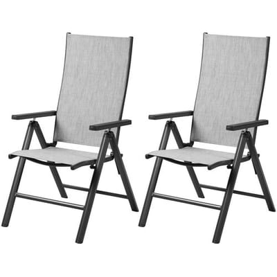 LIVARNO 2 Verstelbare tuinstoelen Houston