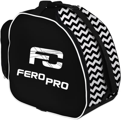 FEROCITY - Premium skischoentas - Skitas met uitneembaar meshvak - Kleur Zig Zag