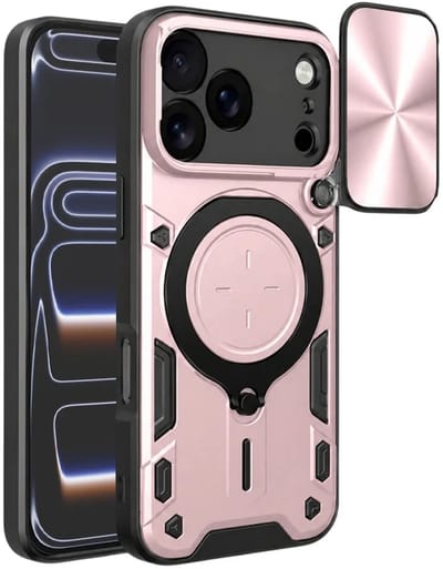 Hoesje geschikt voor Apple iPhone 17 Pro - Techsuit CamGuard Pro Back Cover - Roségoud