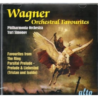 CD WAGNER, PHILHARMONIA ORCHESTRA, SIM - Orchestrale Favorieten Uit de Opera ALC1065 Niet Japan Klassiek Gebruikt