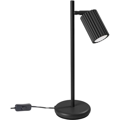 Sollux Lighting Bureaulamp Karbon - GU10 - zwart - aluminium - 43x14.5x19.5cm
