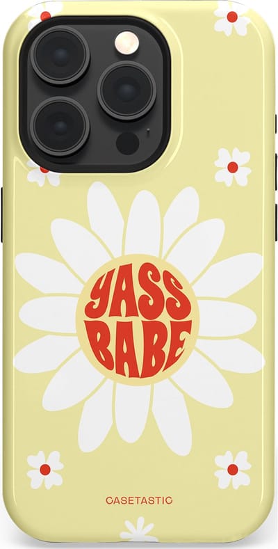 Casetastic Hoesje Geschikt voor Apple iPhone 15 Pro Magsafe - Stijlvolle Beschermende Duo-layer Case - Yass babe