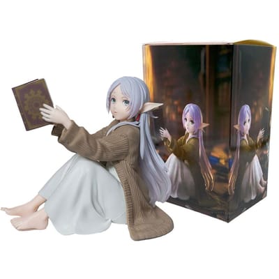 Anime Frieren Beyond Journeys End Schattig Lezend Figuurtje Nachtkleding Verfijnde PVC Collectie Desktop Ornamenten Model Hoge Kwaliteit Speelgoed