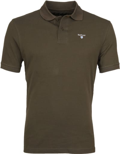Barbour Basic Polo Legergroen - Maat S - Heren