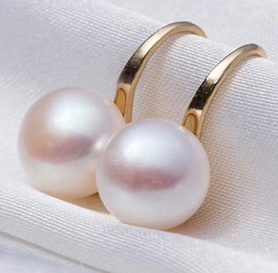 Parel Oorbel | Parelmoer | Parel | Goudkleurig | Zoetwaterparel | Dames Cadeau | Soraro | Oorhanger |