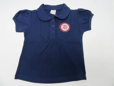 dirkje , meisje, t-shirt , polo marine , 92 - 2 jaar