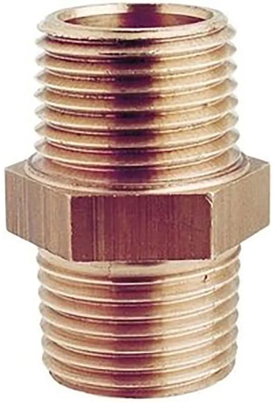Verbindingsnippel in brons 3/4 draad (GS30635)