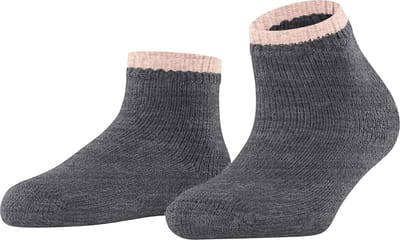 FALKE Cosy Plush gedessineerd wol alpaca sokken dames grijs - maat 39-42
