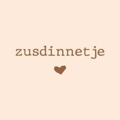 HomeBound by KY | Tegeltje met tekst - Zusdinnetje - tegeltje met spreuk - Tegeltje Zusdinnetje – Cadeau voor Zus of Beste Vriendin – Verjaardag & Zomaar