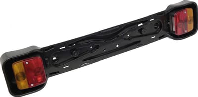 Carpoint Verlichtingsbalk voor fietsdrager 85x15cm - Voor een goede zichtbaarheid van fietsendrager