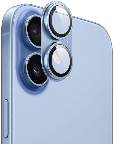 WiWU Camera Lens Protector geschikt voor iPhone 17 - 9H Gehard Glas & Aluminium - Camera Bescherming - Blauw