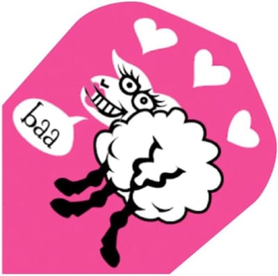 Dart Vluchten - Vliegers - Precisie Darten - 100 Micron Materiaal - Standaard Vorm - Roze