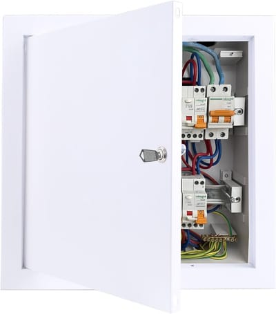 Toegankelijke Panelen voor Gyproc en Plafonds, 30 x 30 cm Toegangsd deur met Sleutelslot voor Muur- en Plafondinstallaties, Ideaal voor Onderhoud en Reparaties