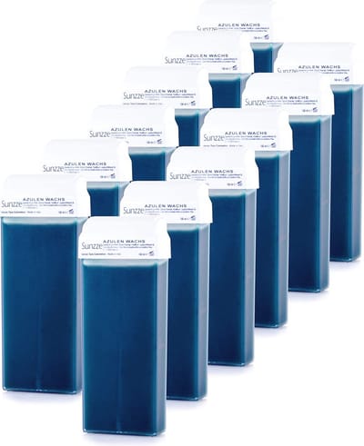 Wax Cartridges Set voor Ontharing - 12 Stuks 100ml Roll-On Wax met Vliesstrips