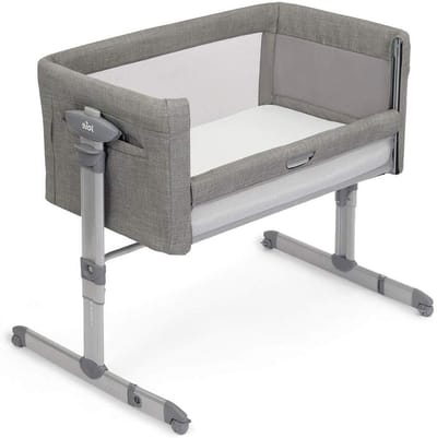 Wieg - Co-sleeper Ledikant - Slapen met baby - Verstelbare Hoogte - 98.5 x 68.5 cm - Meerkleurig