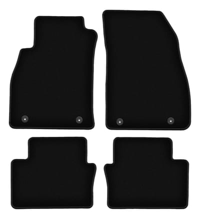 BASIC zwarte veloursmatten voor: Opel Insignia A sedan, stationwagen, grand tourer, liftback (2008-2017)