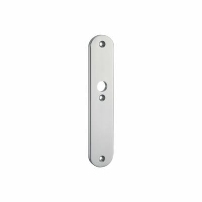 Veiligheid binnenschild D4E, aluminium F1, 50x250mm, afgerond, blind met krukgat