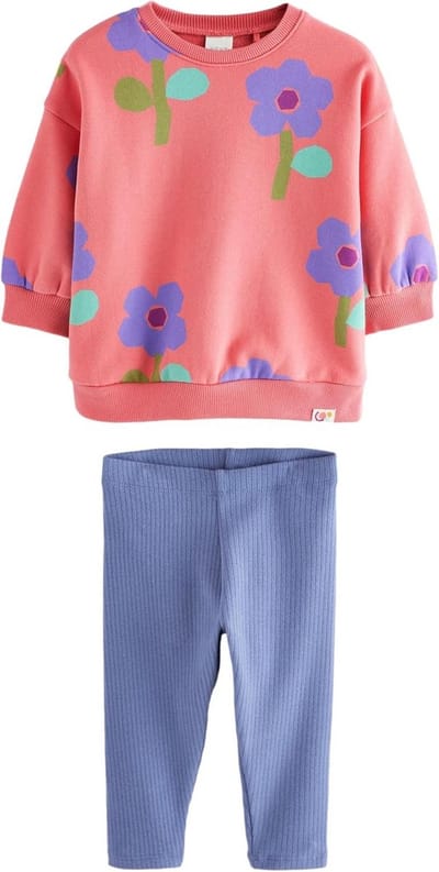 Meisjes Sweatshirt en Legging Set Katoenrijk Comfort