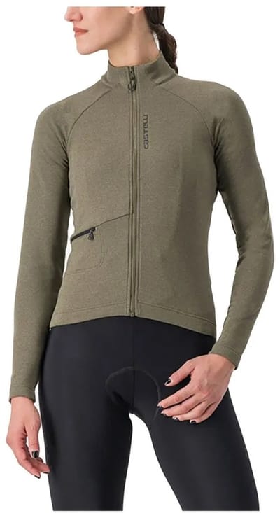 Castelli Unlimited Trail Trui Met Lange Mouwen Groen S Vrouw
