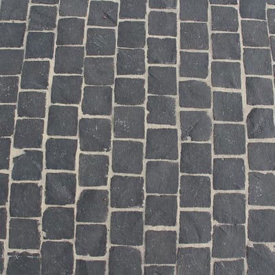 TB basalt Rion natuursteen keien antraciet 10 x 10 x 5/7 cm prijs p...