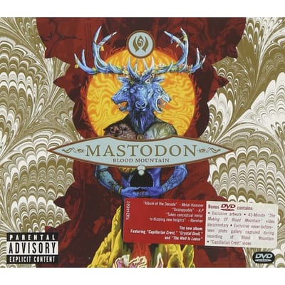 CD MASTODON - Blood Mountain (Met dvd) 444502 Reprise Records 2006 VS Rock Gebruikt gray