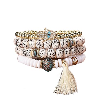 Dames kralenarmband set