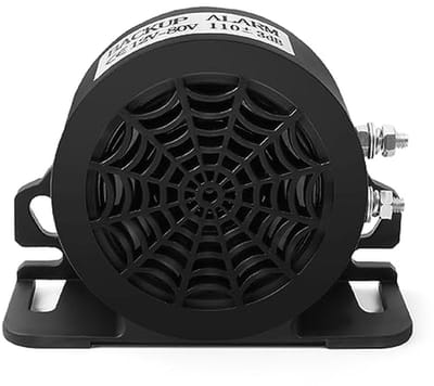 Auto Back-up Alarm 110dB 12V-80V DC - Waterdichte Industriële Heavy-Duty Reverse Waarschuwing Alarm voor Trucks en Vrachtwagens