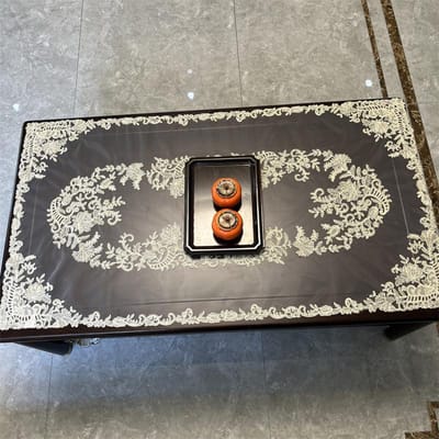 Europese rechthoekige geborduurde tafelkleed salontafel koffiebar gang wandkastdeksel woonkamer kantoor decoratie 40x100cm