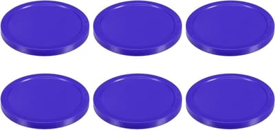 Air Hockey Pucks - Spelaccessoires Tafelspel - Spelplezier Vergroten - Duurzaam ABS Materiaal - Diameter 8.2 cm - Donkerblauw