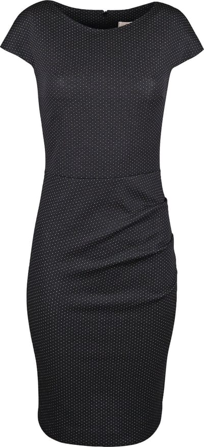 Verysimple • zwarte jurk met witte v-tjes • maat XS (IT40)