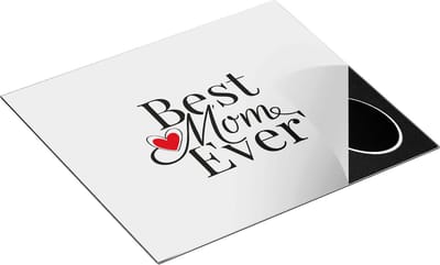 Chefcare Inductie Beschermer Best mom ever - Moederdag - Mama - 60x50 cm - Afdekplaat Inductie - Kookplaat Beschermer - Inductie Mat