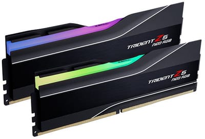 G.Skill Trident Z5 Neo RGB DDR5-6000 - 32GB - CL30 - Dual Channel (2 pcs) - AMD EXPO & Intel XMP - Zwart met RGB