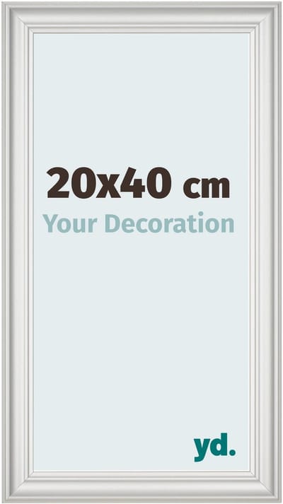 Your Decoration - Fotolijst 20x40 cm - MDF - Wit Geveegd - Lazio