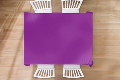 Tafelkleed - Tafellaken - 200x150 cm - Paars - Kleuren - Effen - Binnen en Buiten