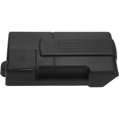 Cache de protection de batterie de moteur de voiture Cache étanche et anti-poussière pour électrode positive et négative Remplacement pour Skoda Kodiaq VW noir