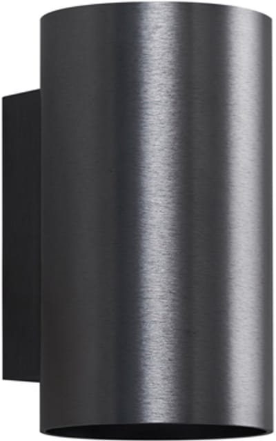 QAZQA sandy - Moderne Wandlamp voor binnen - 2 lichts - L 10 cm - Gunmetal - Woonkamer | Slaapkamer | Keuken