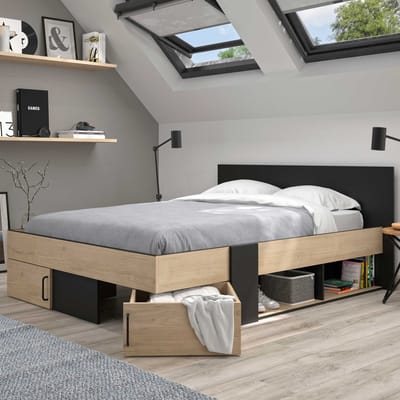 Lit avec Rangements 160x200 cm - Swive